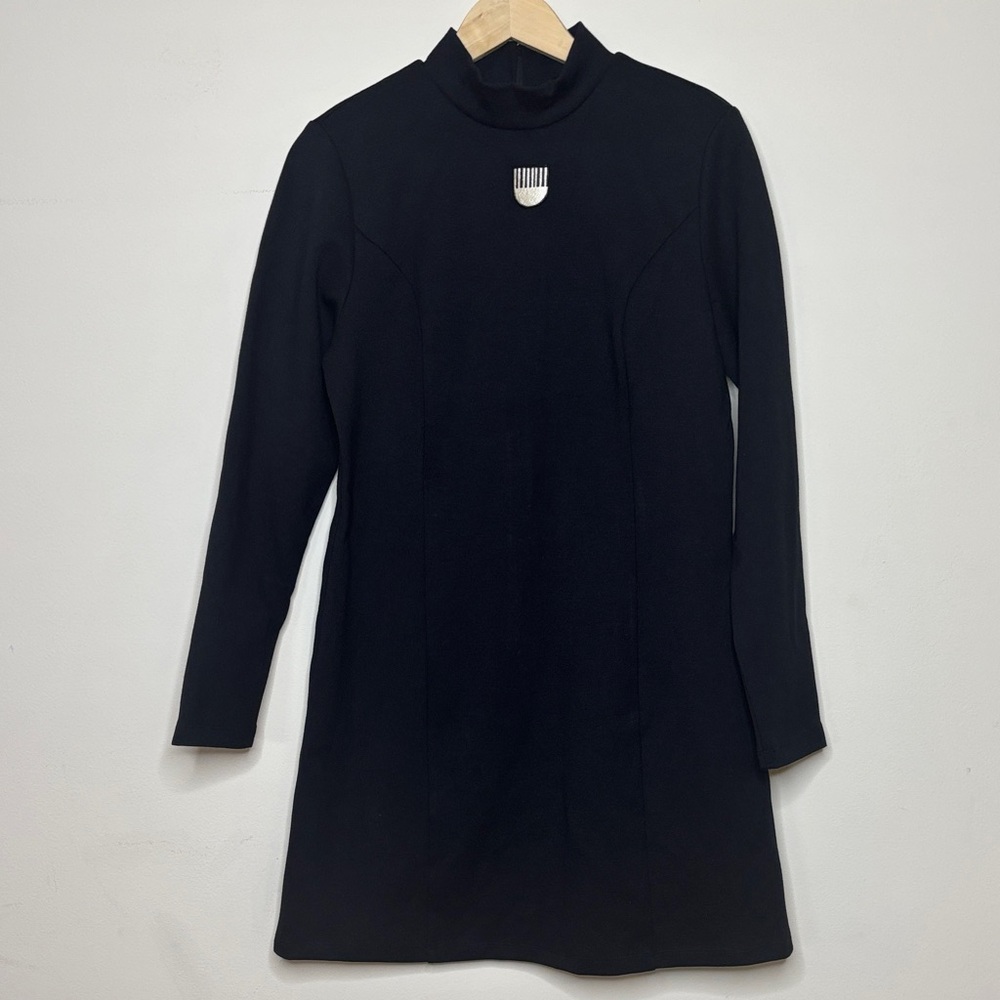 Black History Month x Target Mock Neck Knit Shift Dress Black Large New